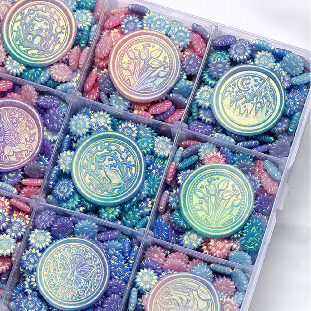 Wax Seal Stamp Kit - 100 pz Colore Misto Glitter Dreamy