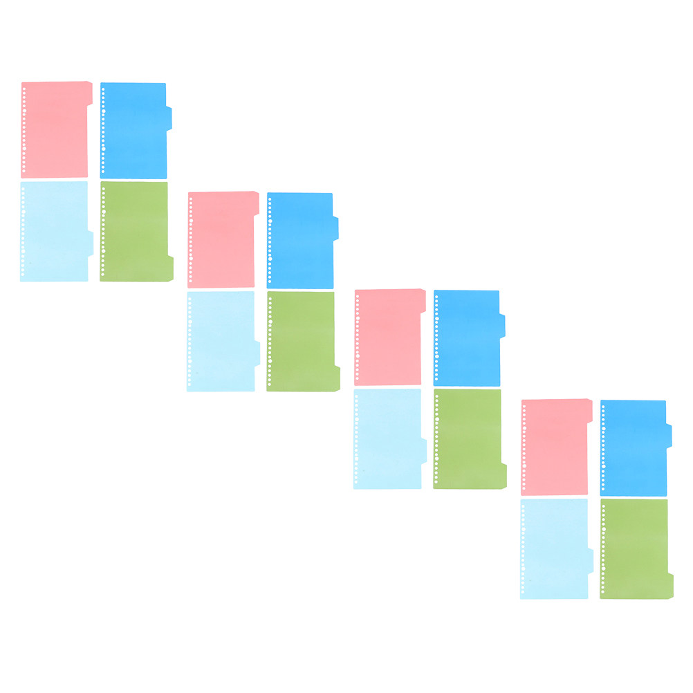 Index Tab Divider - 12 Set di Divisori Colorati con