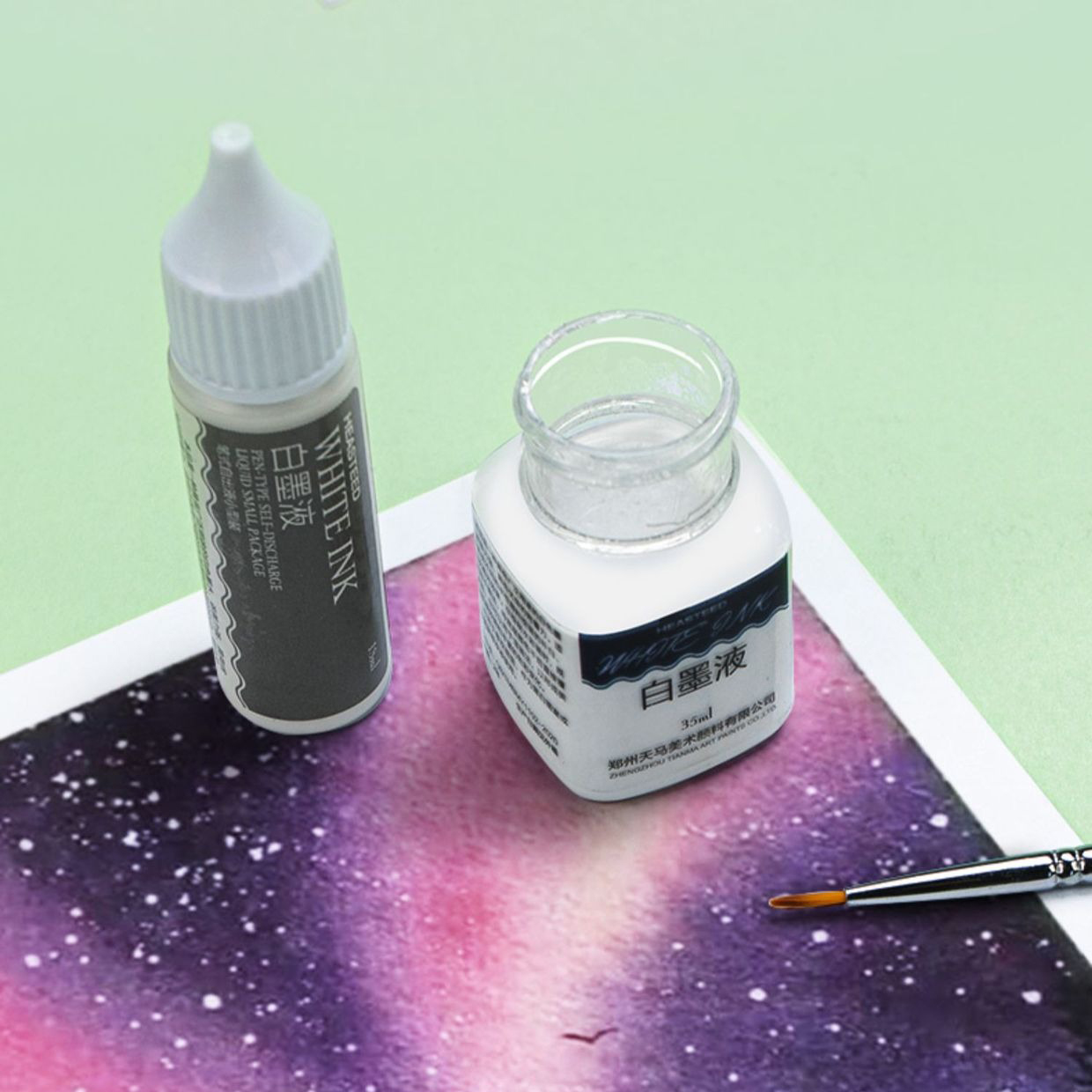 Correction Fluid White - 18ml/35ml Inchiostro bianco per penna a