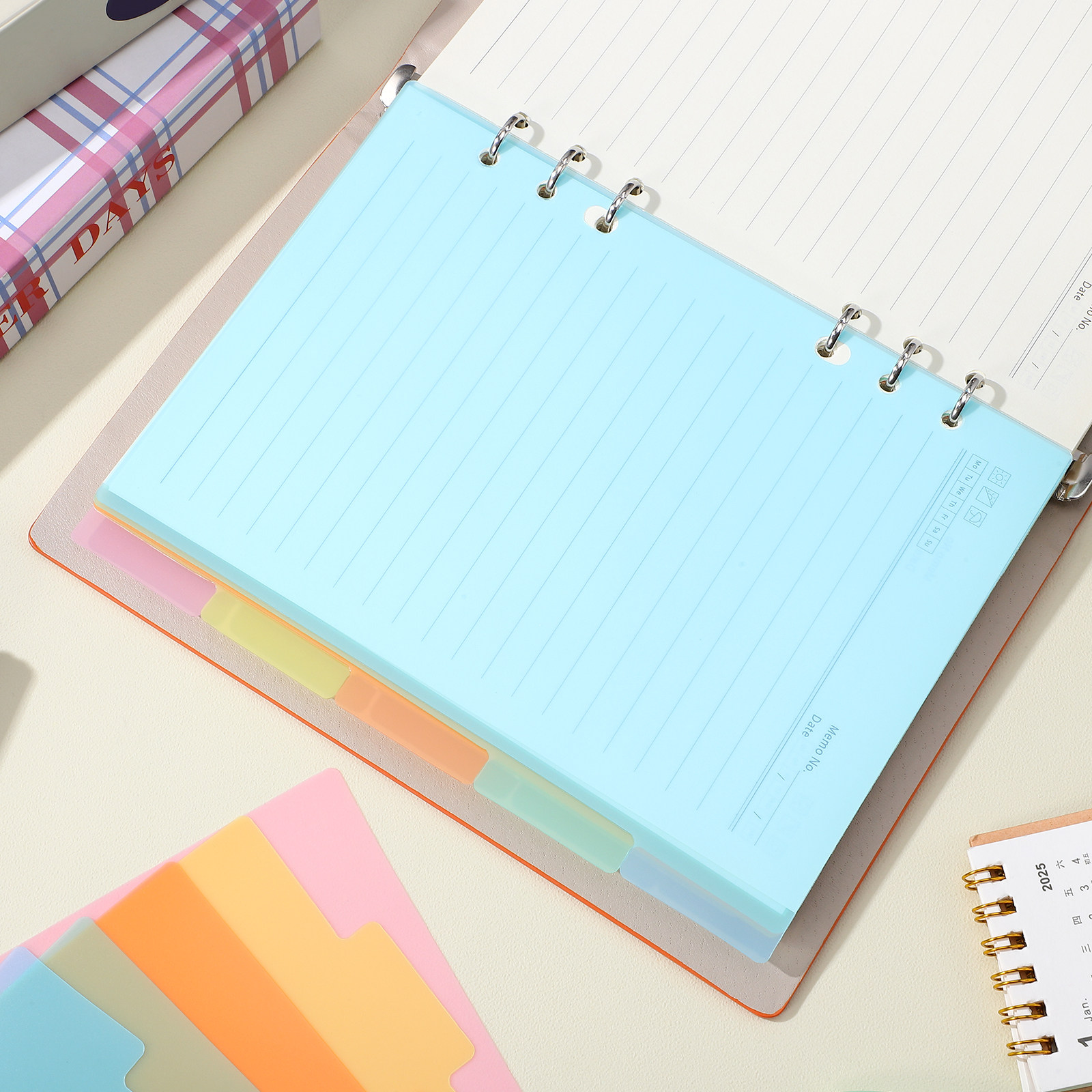 Index Tab Divider - 10 divisori in plastica liscia e