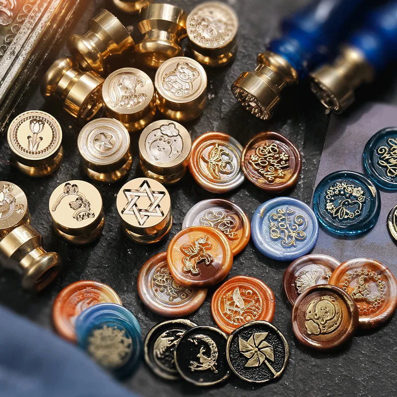 Wax Seal Stamp Kit - Timbri per sigilli in ceralacca con