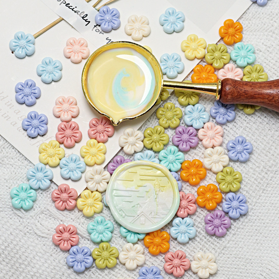 150 pz/borsa a forma di fiore  - Wax Seal Stamp Kit recensione e prezzo