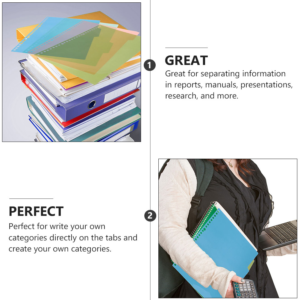 12 Set di Divisori Colorati co - Index Tab Divider recensione e prezzo