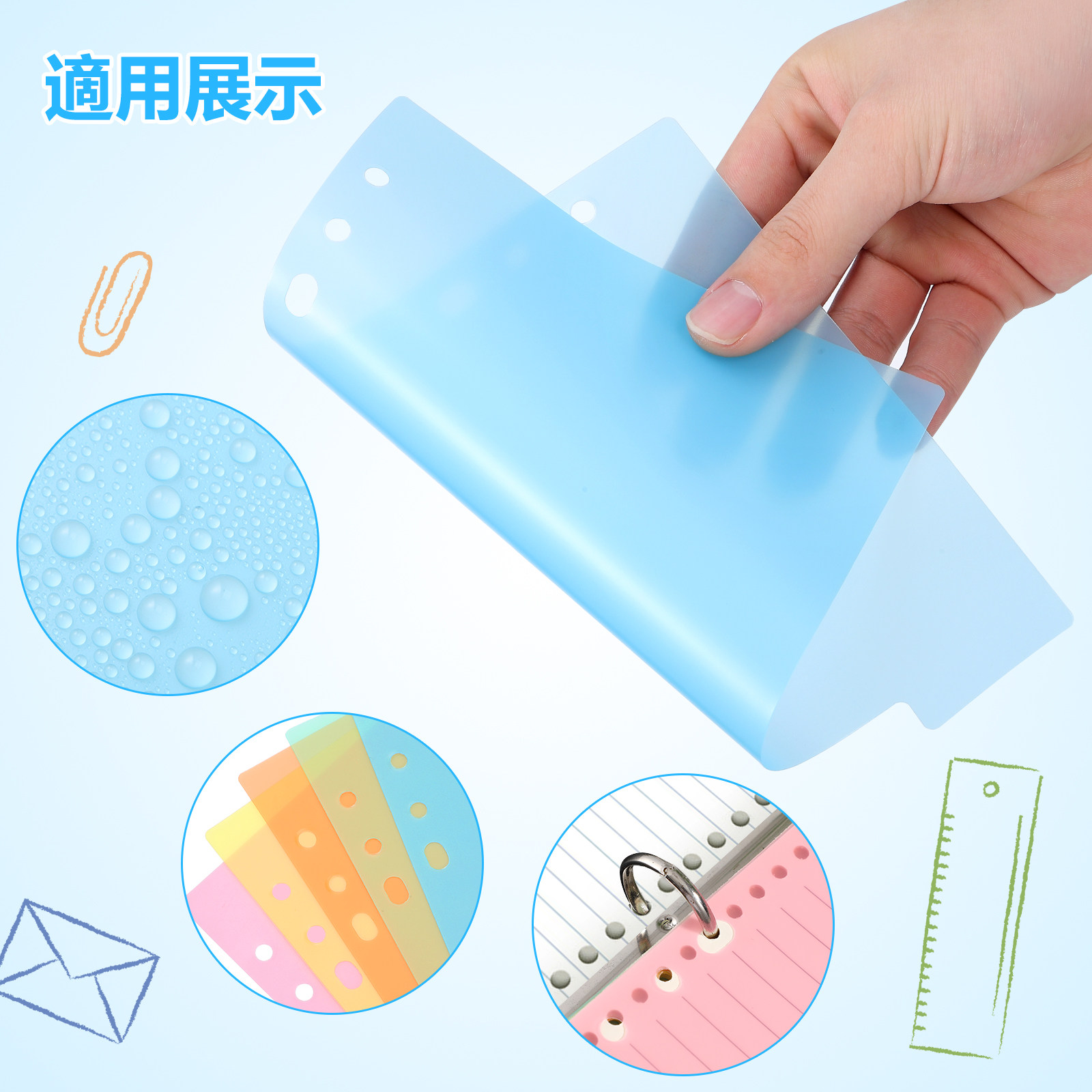 10 divisori in plastica liscia - Index Tab Divider recensione e prezzo